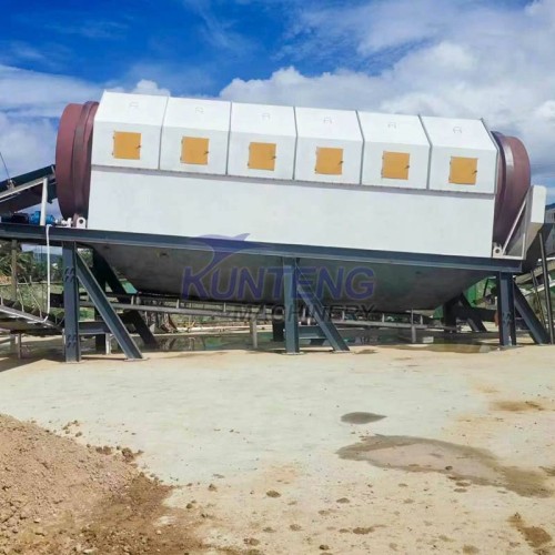 Urban Solid Waste Sorting MSW Construction Waste Drum Sieve Screen Machine for Waste Sorting Line