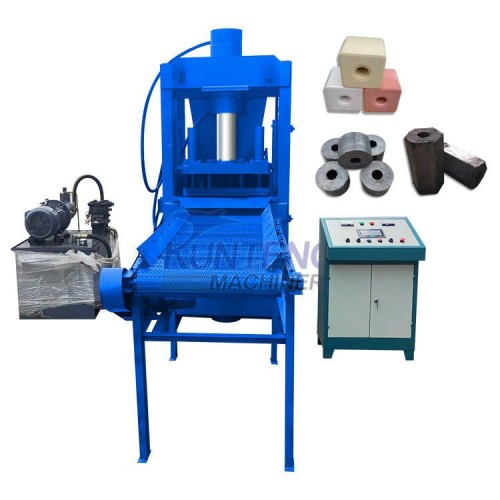 Automatic Hydraulic Charcoal Briquette Equipment Powder Material Forming Machine