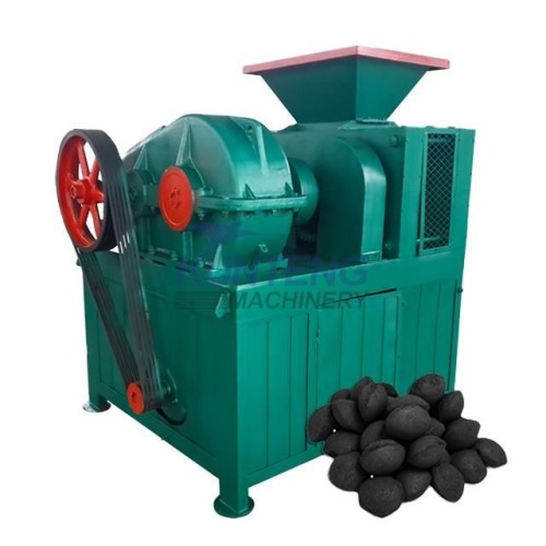High Production Long Briquette Burning Coal Powder Briquetting Machine BBQ Charcoal Press Machine