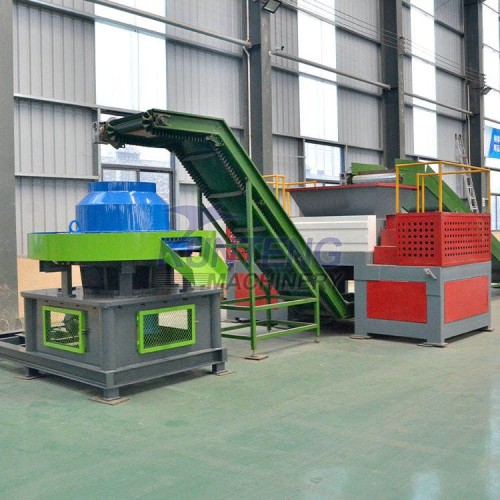 Municipal Solid Waste Shredder RDF Shredder Textile Fabric Plastic Cardboard MSW Double Shaft Shredder