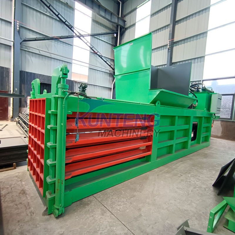 Solid Waste Baling Machine Garbage Packing Machine Waste Cloth Plastic Bundle Machine for Waste Sorting Line