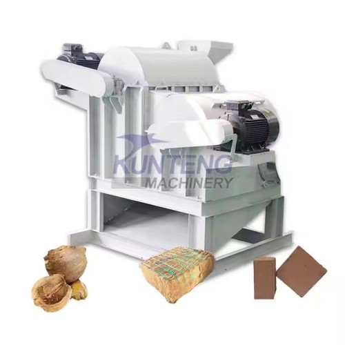 Efficient and Stable Coconut Husk Processing Line Fiber Extraction Machine Coco Peat-making Machine