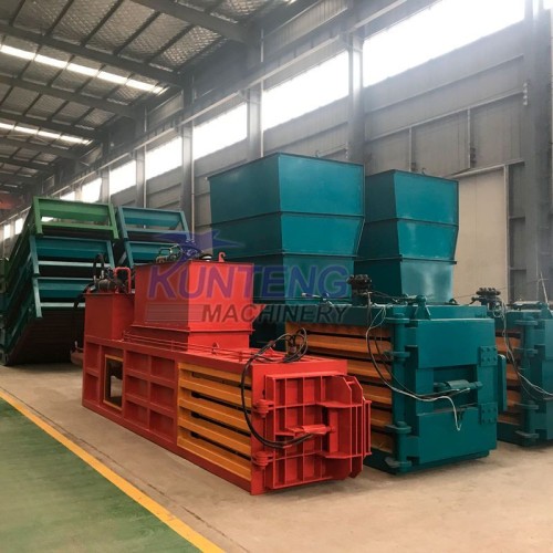 Solid Waste Baling Machine Garbage Packing Machine Waste Cloth Plastic Bundle Machine for Waste Sorting Line