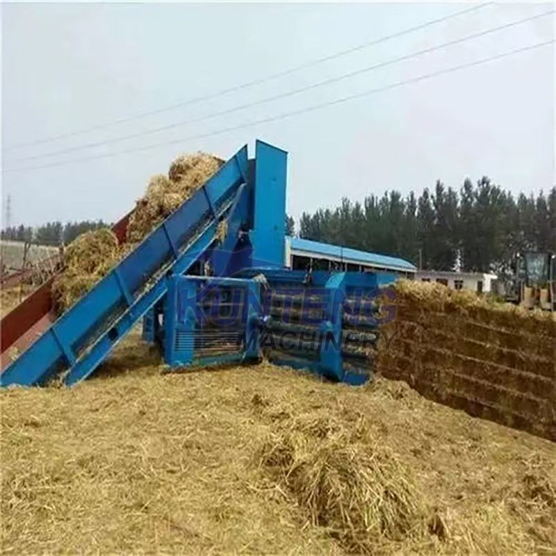 Garbage shredder baler processing line cardboard plastic garbage shredding packaging recycling processing equipment
