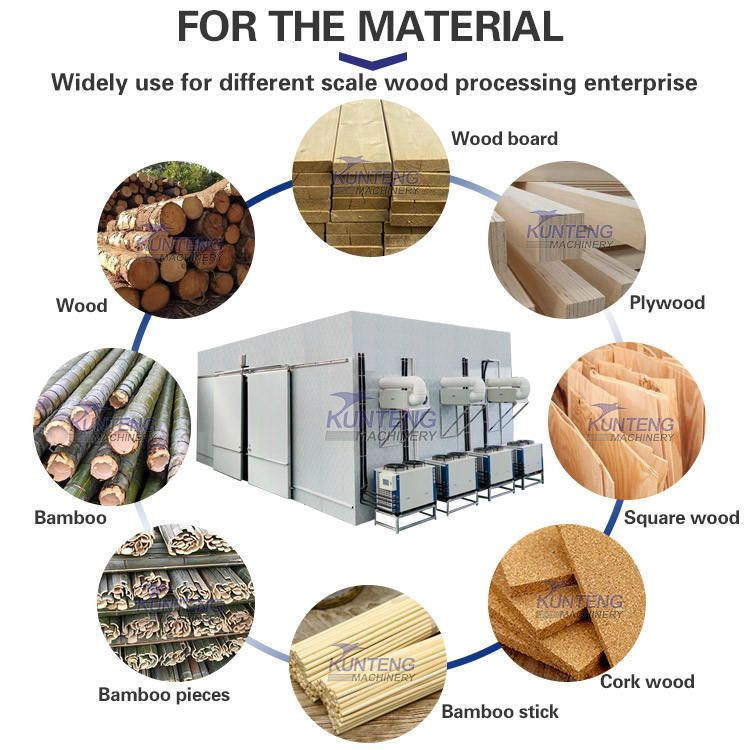 Large capacity wood drying machine box type drying machine multifunctional bamboo saw stick drying equipment