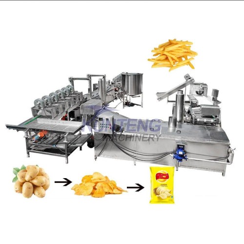 French Fry Production Line Frozen French Fries Potato Production Line French Fries and Potato Chips Production Line