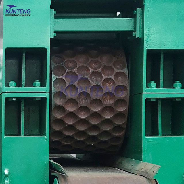 High Pressure Hydraulic Forcing Input Dry Mineral Powder Ball Shape Briquetting Machine Coal coke Press Machine