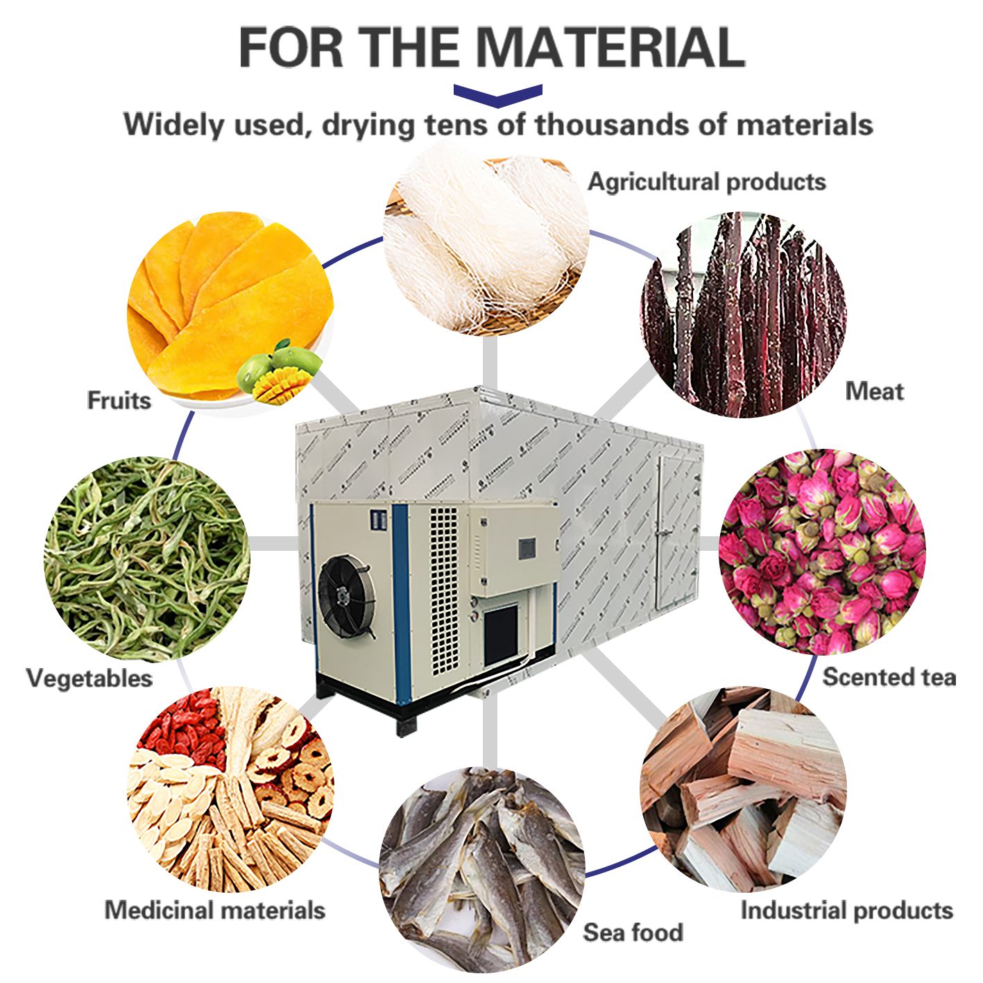 Fruit and Vegetable Drying Processing Machine