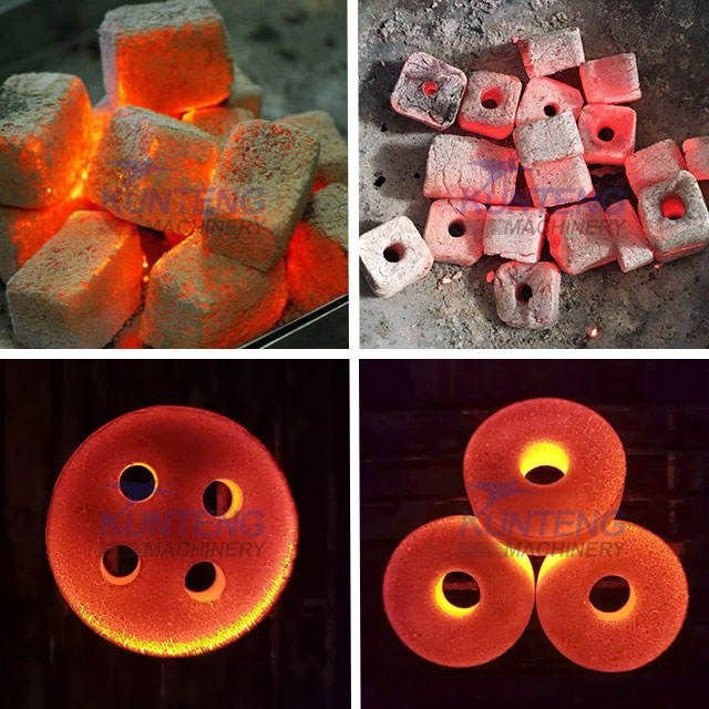 Wood Coconut Shell Sawdust Hookah Charcoal Briquette Machine Production Line Hookah Shisha Charcoal Making and Packing
