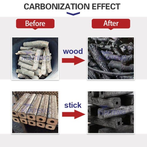 Sawdust Wood Charcoal Stick Carbonization Furnace Charcoal Stove Machine