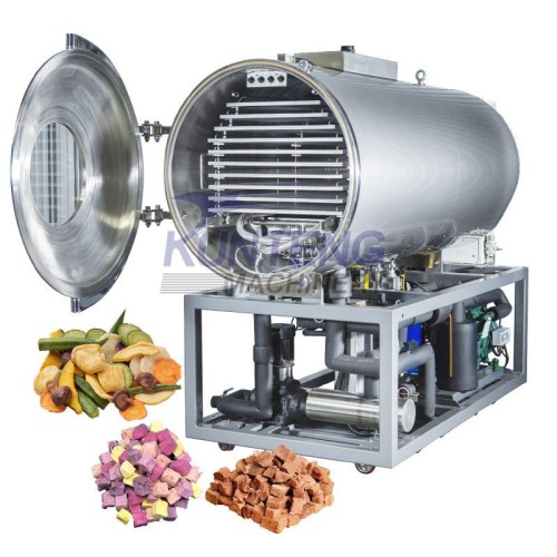 Automatic Freeze Dryer Machine for Freeze Dried Fruit Meat Fish Pet Food Vacuum Lyophilization Machine