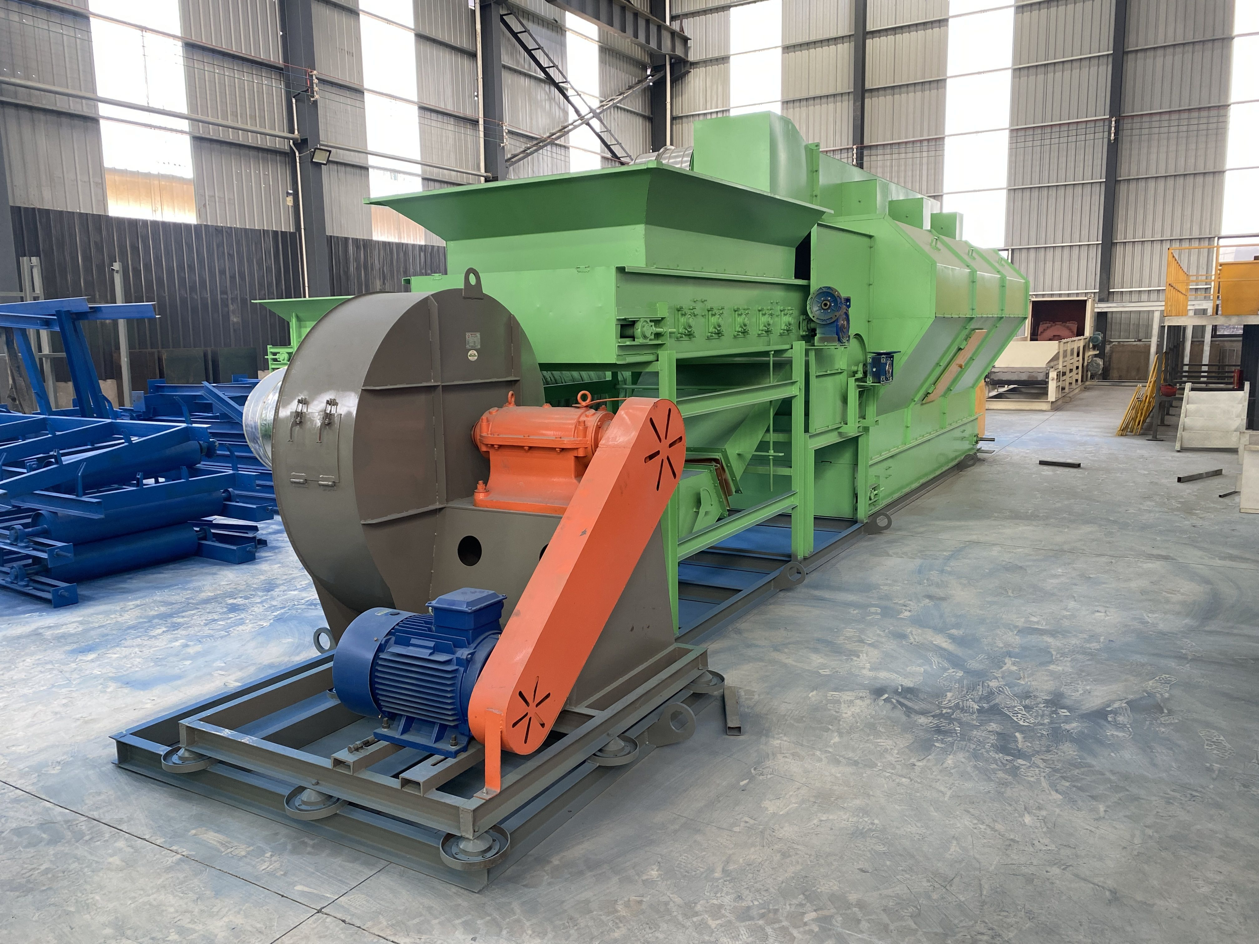 Garbage air screening machine urban garbage construction garbage sorting equipment light garbage air screening machine